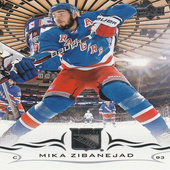 Mika Zibanejad Hockey Card Collection - 8 NHL Hockey Cards - Picture 9 of 9